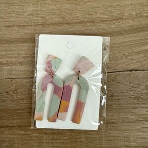 NWT Clay Earrings
